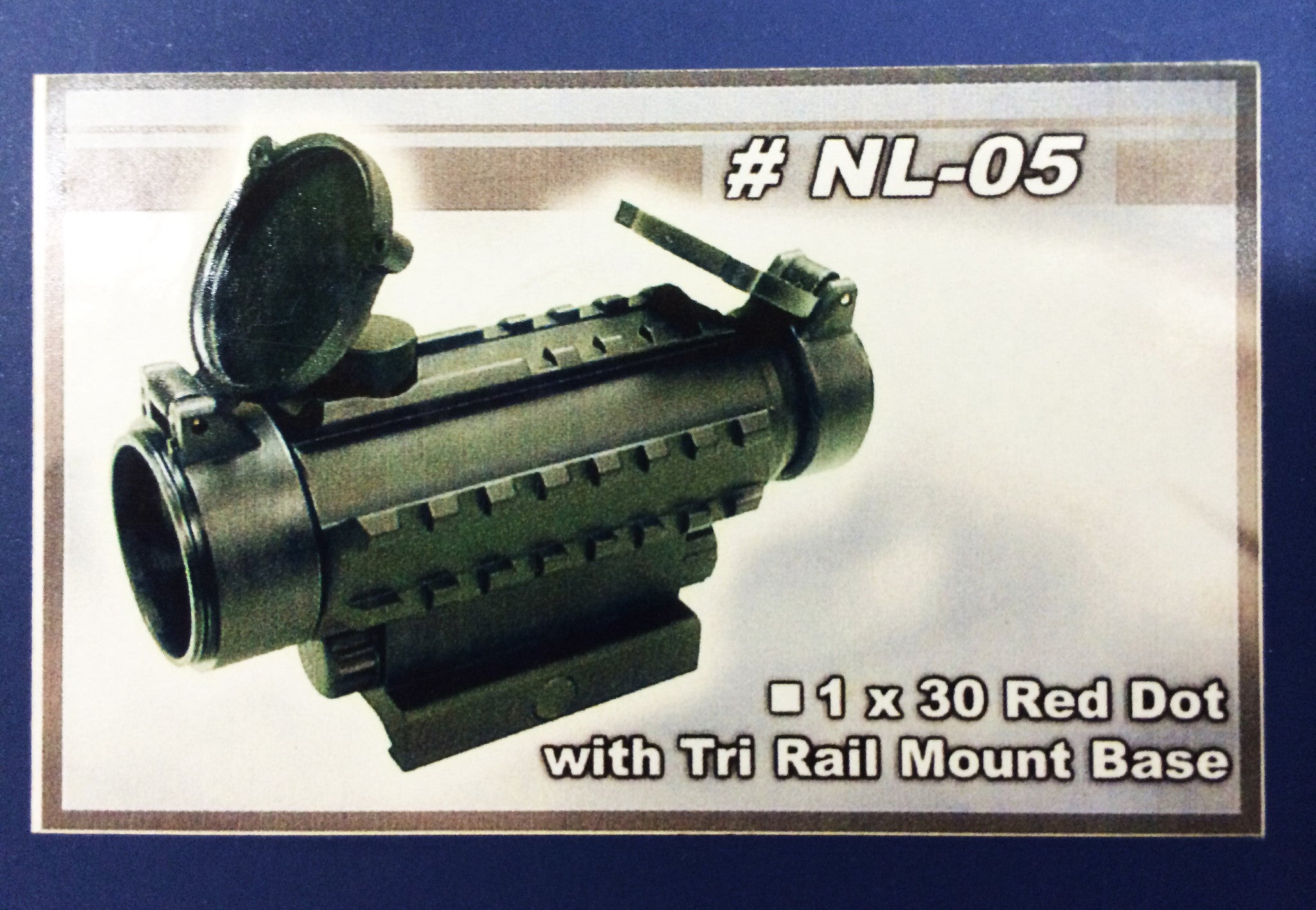 1 X 30 Red Dot with Tri Rail Mount Base