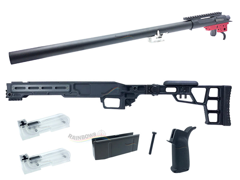 Maple Leaf MEW MLC-338 Rifle UPPER KIT & Stock Chassis Complete Kit (Deluxe Edition)