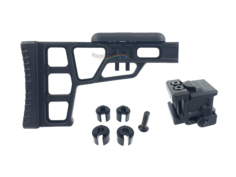 Maple Leaf MEW MLC-S2 Folding Stock For VSR10 & MLC-338 Sniper (Black)