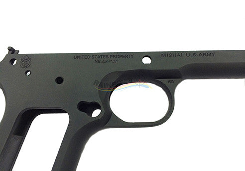 Guarder Aluminum Slide & Frame for Marui M1911A1 (US ARMY / Black)