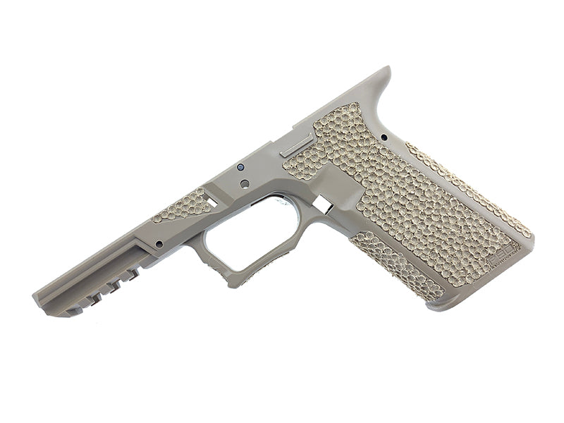 40% off - JDG Polymer80 P80 PF940V2 CUSTOM STIPPLING Lower Frame for G17 Gen3 (FDE, Type B)