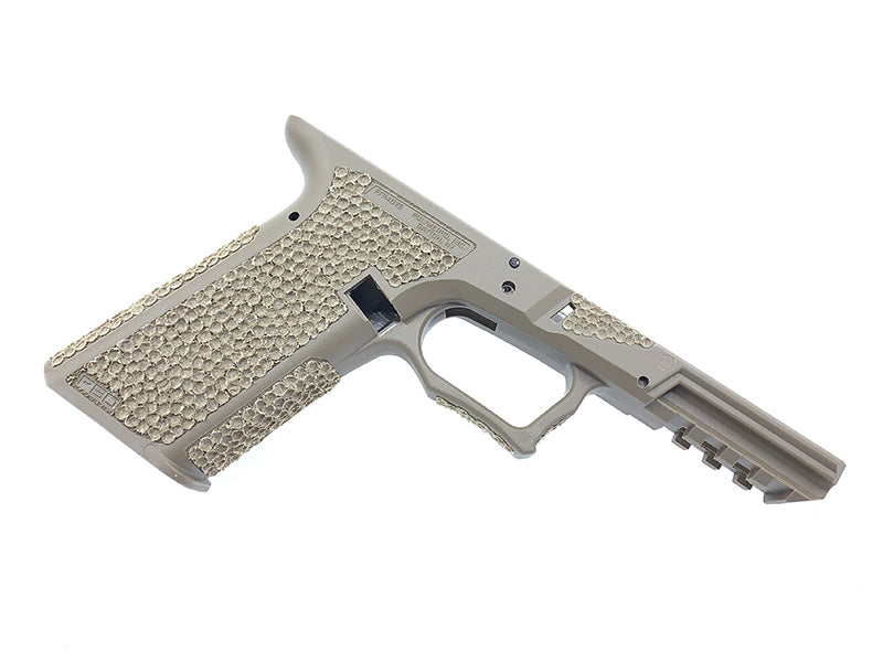 40% off - JDG Polymer80 P80 PF940V2 CUSTOM STIPPLING Lower Frame for G17 Gen3 (FDE, Type B)