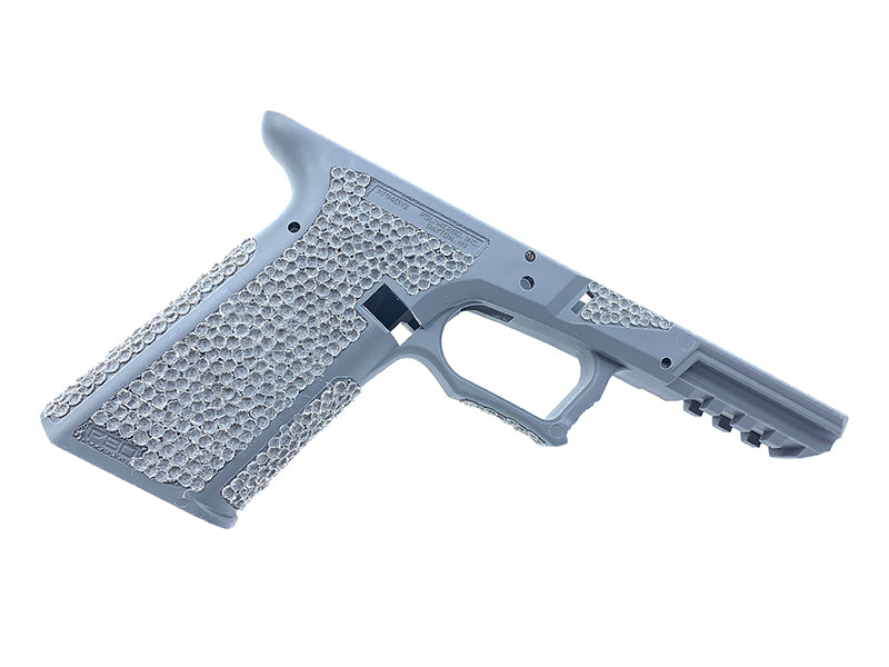 JDG Polymer80 P80 PF940V2 CUSTOM STIPPLING Lower Frame for G17 Gen3 (Grey, Type B)