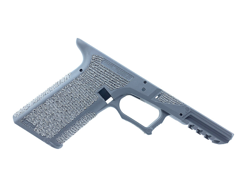 JDG Polymer80 P80 PF940V2 CUSTOM STIPPLING Lower Frame for G17 Gen3 (Grey, Type A)