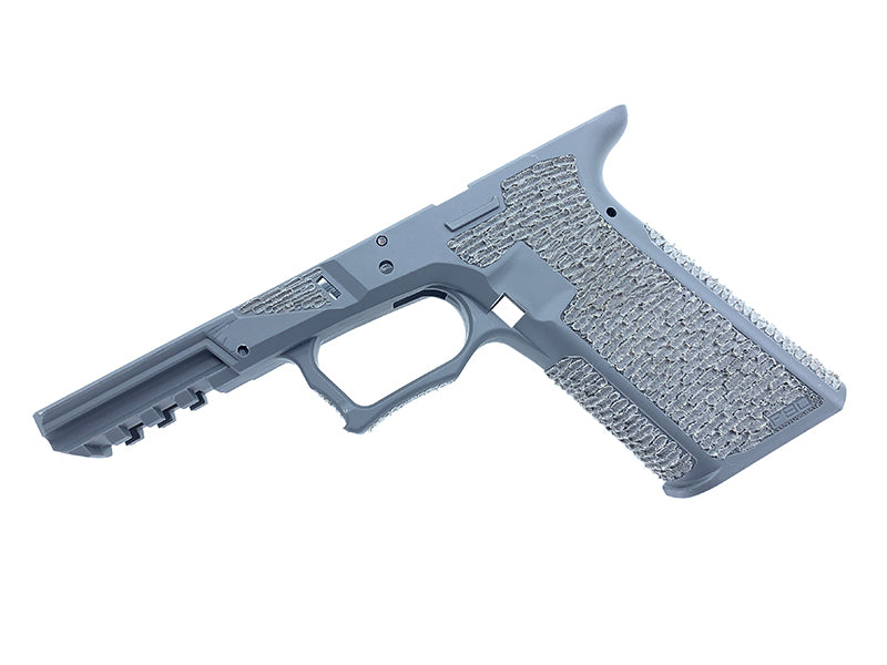 JDG Polymer80 P80 PF940V2 CUSTOM STIPPLING Lower Frame for G17 Gen3 (Grey, Type A)