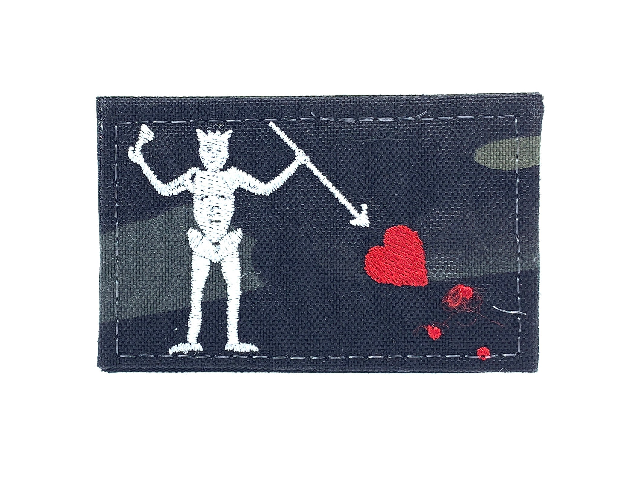 Seal Team Patch - Skeleton with Heart (Muticam Black)