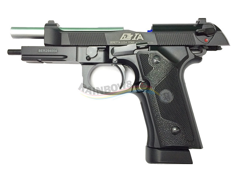 KJWorks - Pistolet M9 - 25Bbs - Gaz - Full métal - Noir - Elite