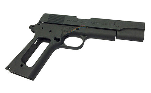 Guarder Aluminum Slide & Frame for Marui M1911A1 (National Matc / Black)