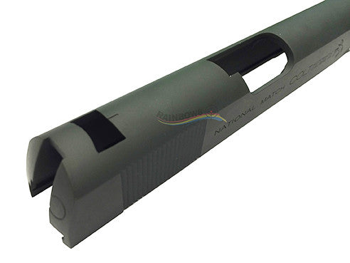 Guarder Aluminum Slide & Frame for Marui M1911A1 (National Matc / Black)