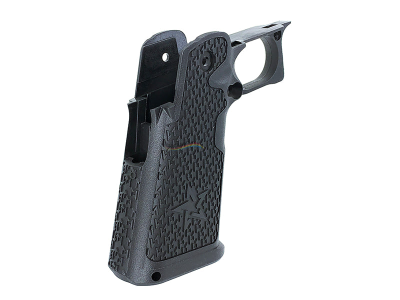 Nova STI 2011 Style Custom Polymer Grip for Marui Hi-Capa GBB (Black)