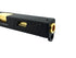Gunsmith Bros TTI Style G17 Aluminum Slide & Gold Barrel Kit Set (Black)