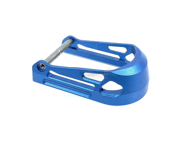 TS Custom Aluminum Magwell For Marui Hi-Capa (Blue)