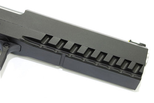APLUS Custom KJ Works HI-CAPA KP06 GBB/CO2 Pistol - Black (With Deep Engraving Marking)