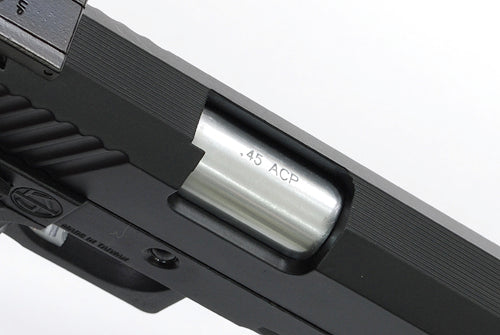 APLUS Custom KJ Works HI-CAPA KP06 GBB/CO2 Pistol - Black (With Deep Engraving Marking)