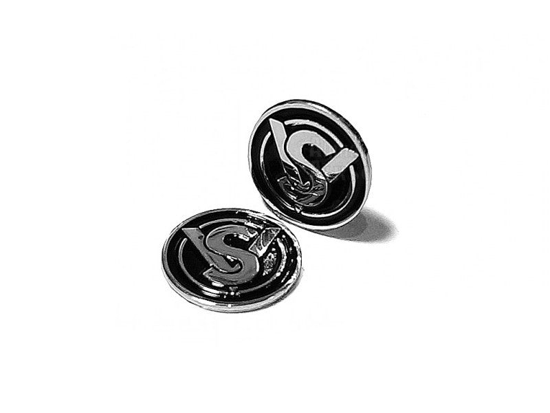 ADEPOT CUSTOM SV Style Metal Grip Badge for Hi-Capa (Silver Black)