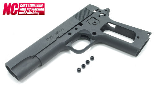 Guarder Aluminum Slide & Frame for MARUI M1911A1 (S.A. Type/Black)