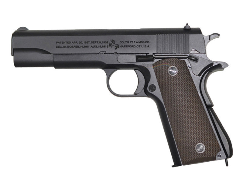 APLUS CUSTOM KSC M1911A1.45 Full Metal GBB Pistol (Cerakote BK, Colt New Ver.)