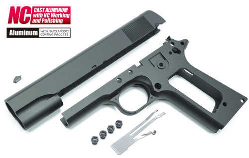 Guarder Aluminum Slide & Frame for MARUI Series'70 (None Marking/Black)