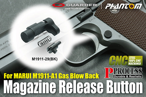 Guarder CNC Steel Magazine Release Button for MARUI M1911A1