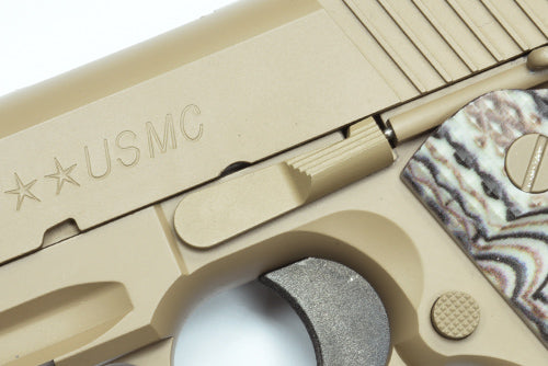 Guarder Stainless Slide Stop for MARUI M45A1 (FDE)