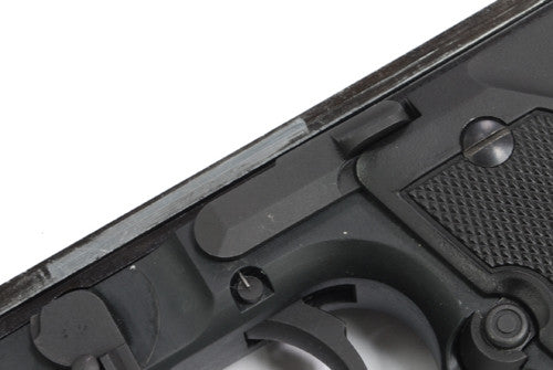 Guarder Steel Slide Stop for Marui M9/M92F Series - Dark Grey