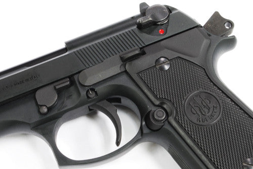 Guarder Steel Slide Stop for Marui M9/M92F Series - Dark Grey