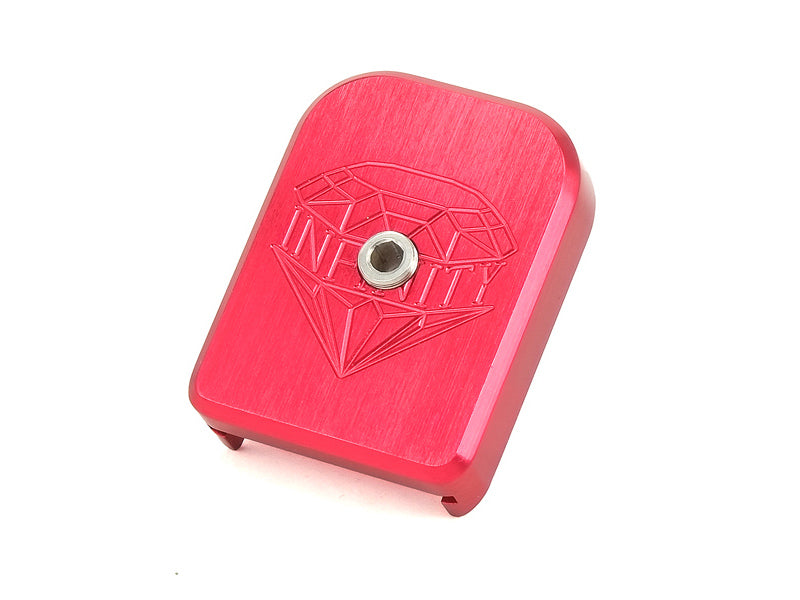 Airsoft Masterpiece SV Infinity Diamond Aluminum Magazine Base For Marui 5.1 (Red)