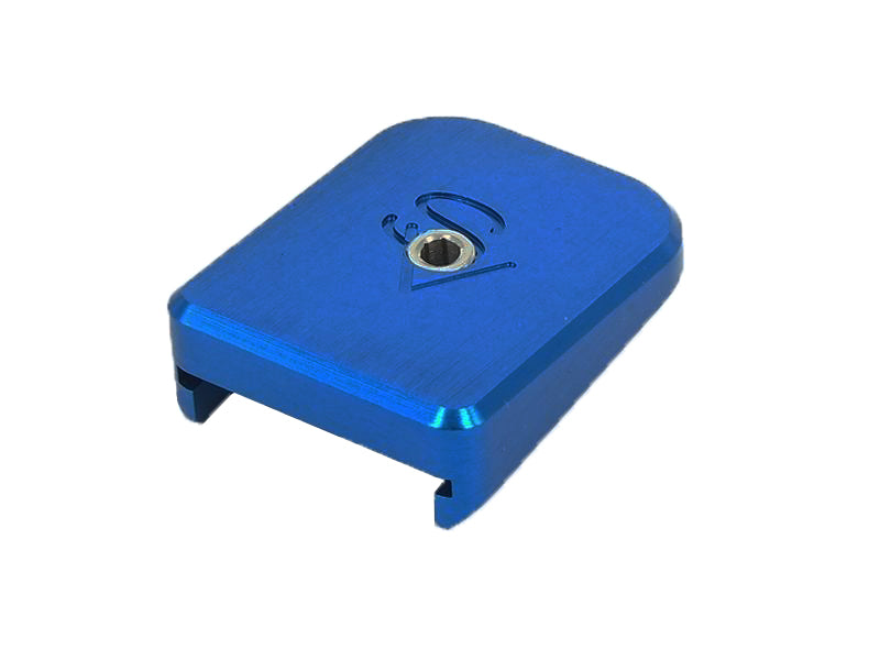 Airsoft Masterpiece SV Aluminum Magazine Base For Marui 5.1 (D.Blue)