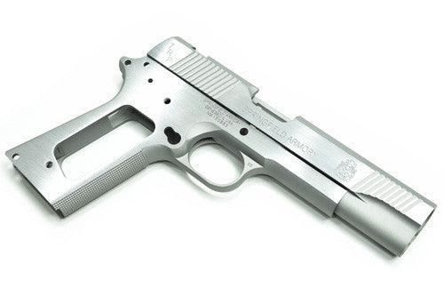 Guarder Aluminum Kit with Altamont Wood Grip for MARUI MEU .45 - (S.A. TRP/Cerakote/Hairline Polishing)