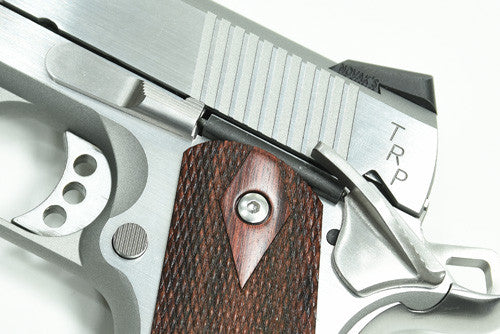 Guarder Aluminum Kit with Altamont Wood Grip for MARUI MEU .45 - (S.A. TRP/Cerakote/Hairline Polishing)