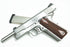 Guarder Aluminum Kit with Altamont Wood Grip for MARUI MEU .45 - (S.A. TRP/Cerakote/Hairline Polishing)