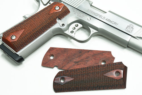 Guarder Aluminum Kit with Altamont Wood Grip for MARUI MEU .45 - (S.A. TRP/Cerakote/Hairline Polishing)