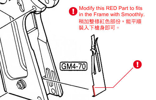 Guarder Springfield Aluminum Slide & Frame Kit for Marui MEU (Tan)