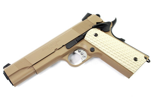 Guarder Springfield Aluminum Slide & Frame Kit for Marui MEU (Tan)