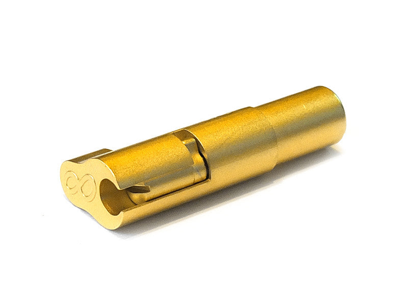 Airsoft Masterpiece CNC Stainless Steel Magazine Release Catch For Hi-Capa  - Infinity Style (Gold)