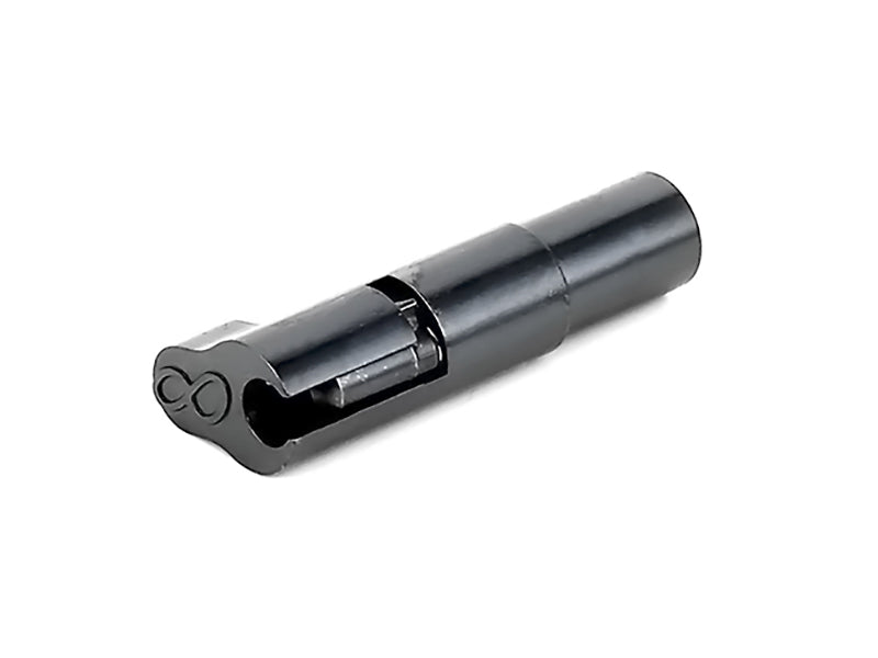 Airsoft Masterpiece CNC Stainless Steel Magazine Release Catch For Hi-Capa - Infinity Style (Gun Metal Grey)
