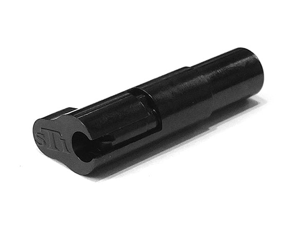Airsoft Masterpiece CNC Stainless Steel Magazine Release Catch - STI Style (Black)