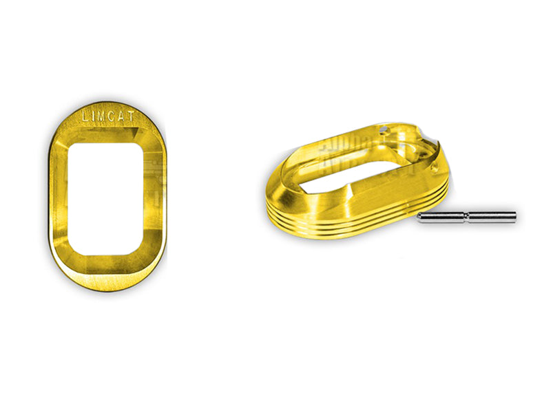 Airsoft Masterpiece CNC LimCat Magwell (Gold) For Marui Hi-Capa