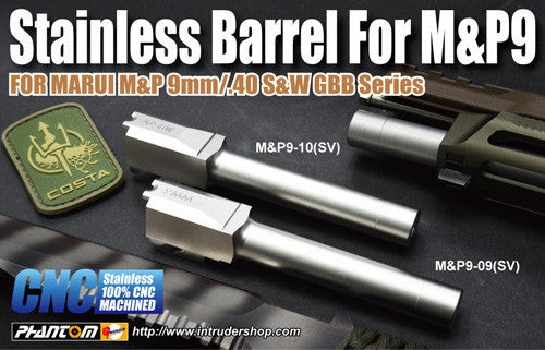 Guarder 9MM Stainless Outer Barrel for TM M&P9