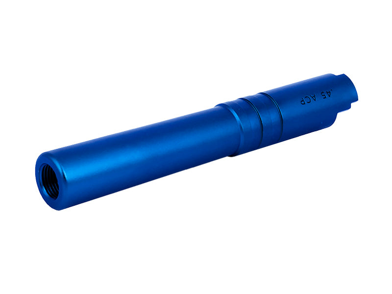 Airsoft Masterpiece Aluminum Threaded Outer Barrel for Hi-CAPA 4.3 (Blue)