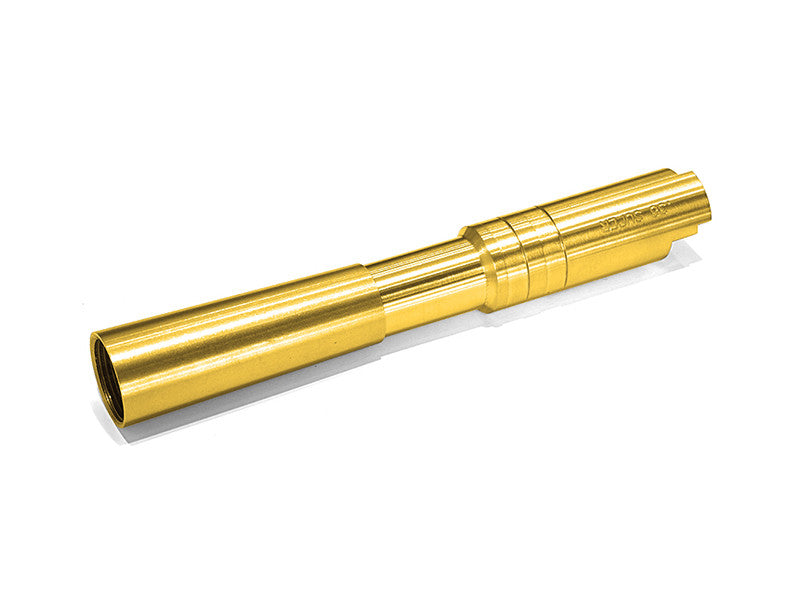 Airsoft Masterpiece .38 Super Golden Fix Outer Barrel for Compensator For Hi-CAPA 5.1 (Gold)