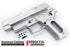Guarder Aluminum Slide & Frame For MARUI P226 Rail (Silver/No Marking) - 2022 New Version