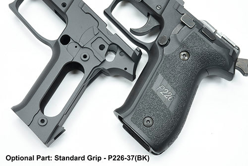 Guarder Aluminum Slide & Frame For MARUI P226 Rail (Silver/No Marking) - 2022 New Version