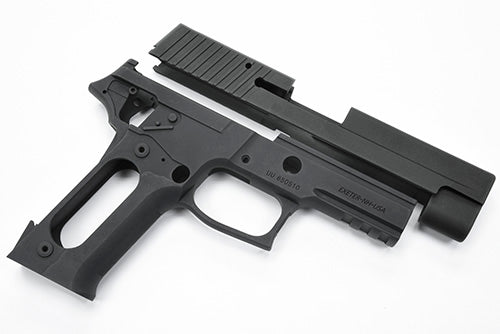 Guarder Aluminum Slide & Frame For MARUI P226 Rail (Black/Late Ver. Marking) - 2022 New Version