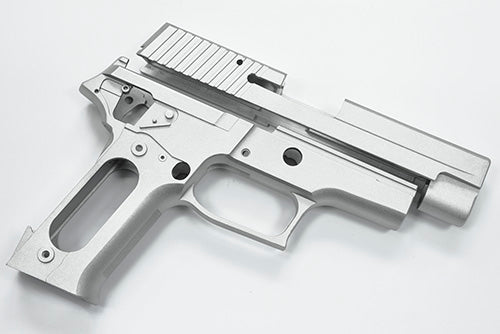 Guarder Aluminum Slide & Frame For MARUI P226 Navy (Silver/No Marking) - 2022 New Version