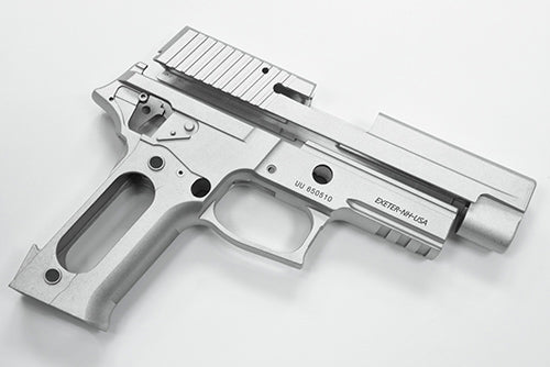 Guarder Aluminum Slide & Frame For MARUI P226 E2 (Silver/E2 Marking) - 2022 New Version