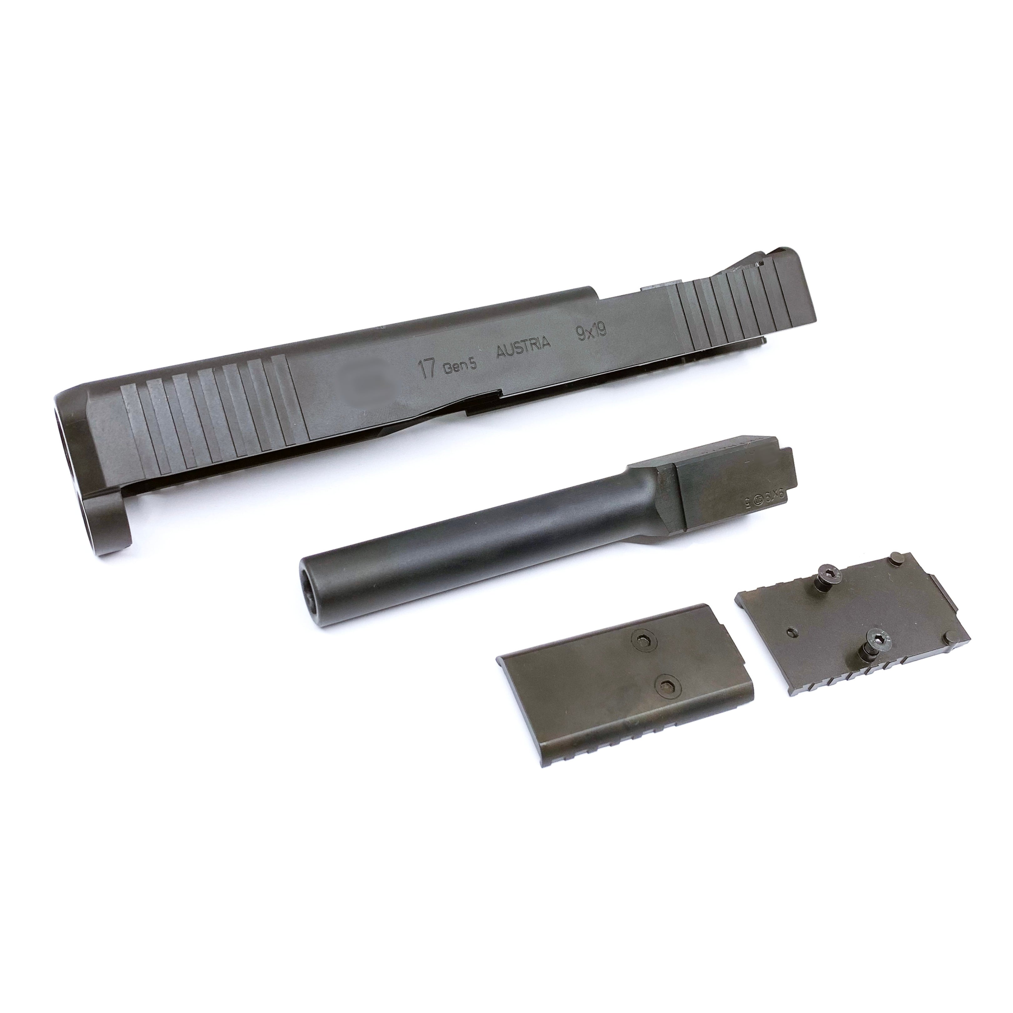 Pro Arms Glock 17 Gen 5 MOS Steel Slide Set (Limited Edition, Black) - Umarex G17 Gen5