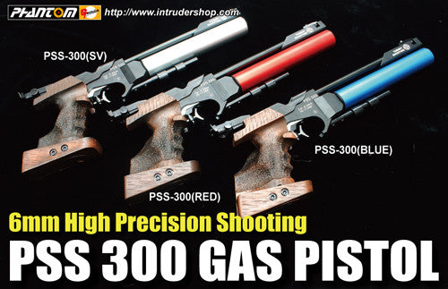 Target Shooting PSS-300 6mm Airsoft Gas Pistol (Blue)