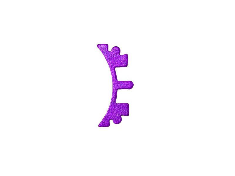 Airsoft Masterpiece Aluminum SV Puzzle Trigger Ring - Short Curve Purple