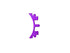 Airsoft Masterpiece Aluminum SV Puzzle Trigger Ring - Short Curve Purple